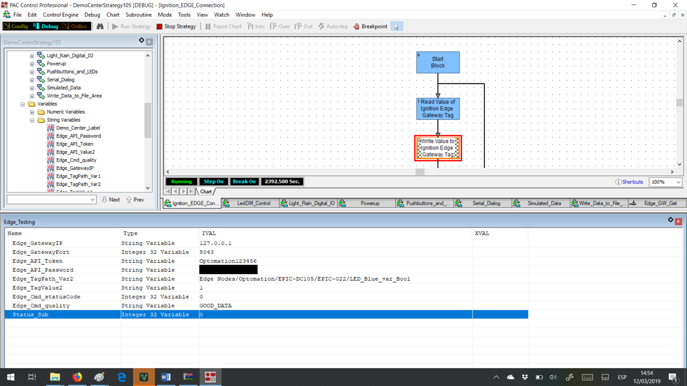 Integrating Ignition Edge Gateway Tags into the EPIC Control Engine